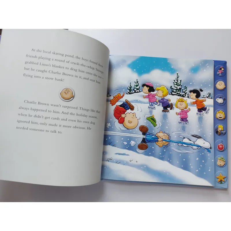 Sách Âm Thanh ✨ A CHARLIE BROWN CHRISTMAS – AN INTERACTIVE BOOK WITH SOUND ✨ 712416