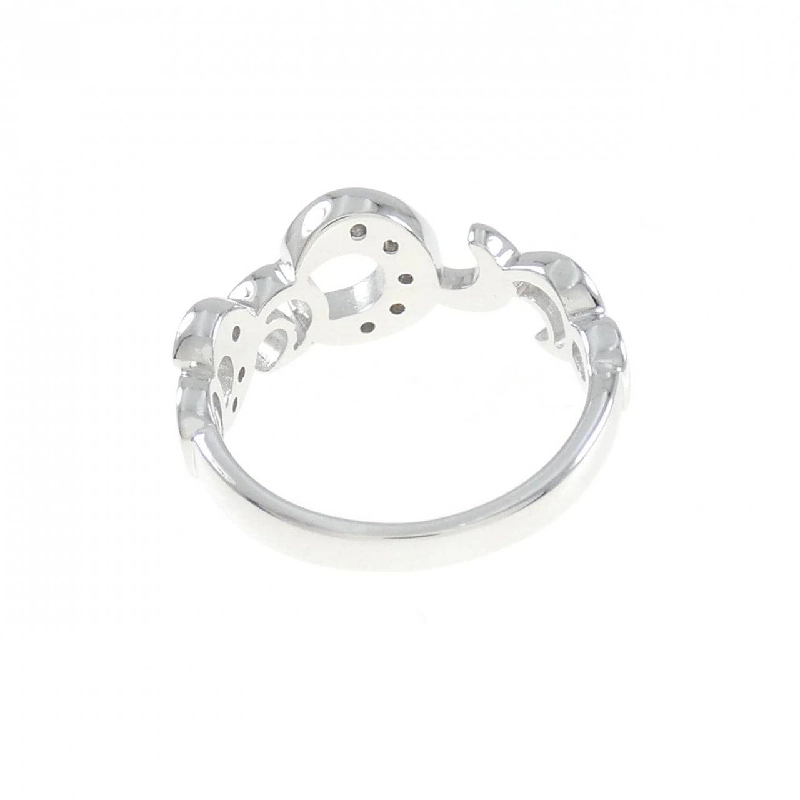 Nhẫn nhẫn hồng kim cương K18WG 0.04CT 670480