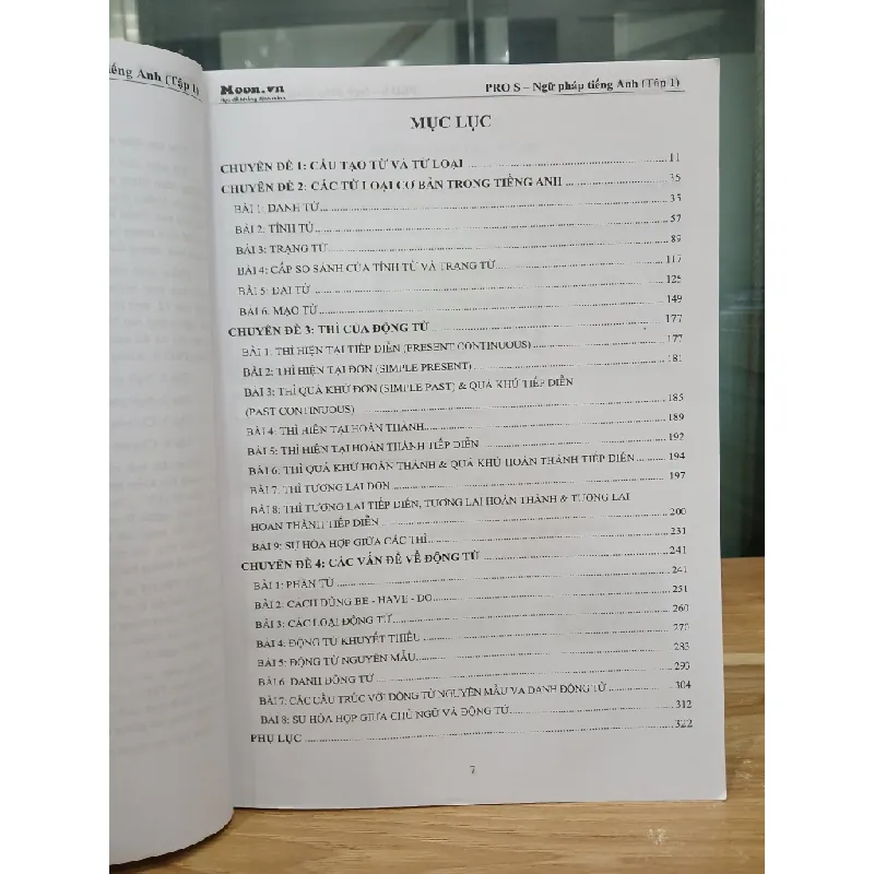 Pro S – Tiếng Anh: Ngữ pháp tiếng Anh (Tập 1) – Hà Phương Nhi 561510