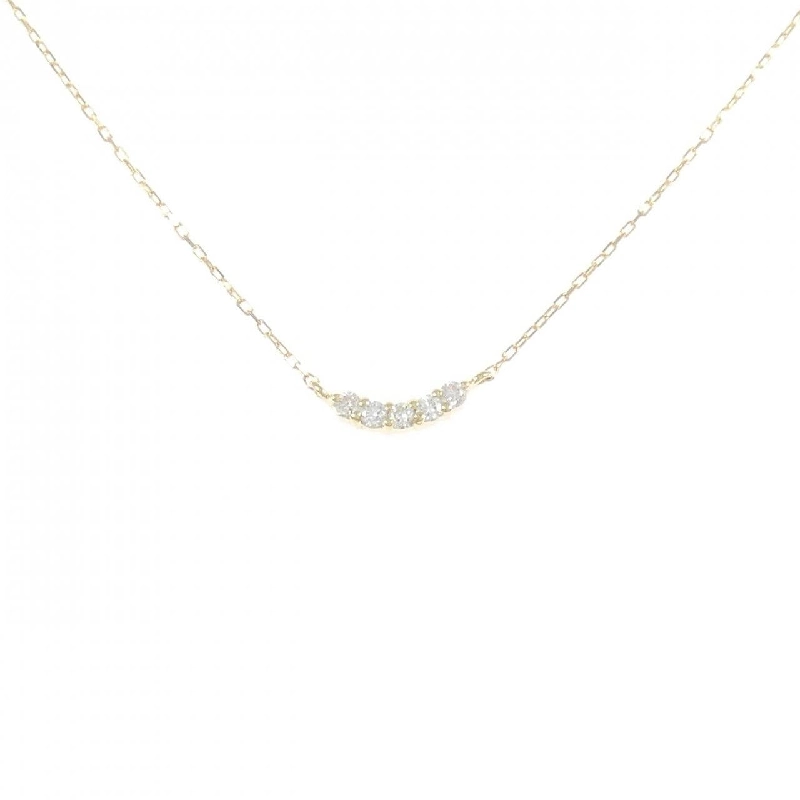 Dây chuyền kim cương K18YG 0.06CT - Hàng hiệu chính hãng 856167