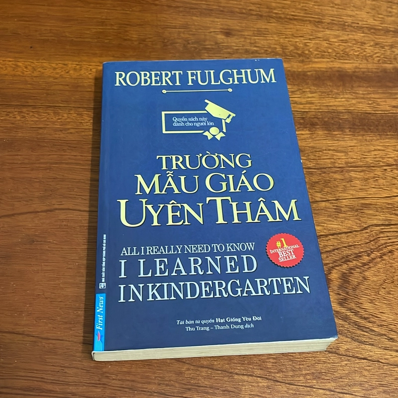 II Tựa sách: Trường Mẫu Giáo Uyên Thâm - ROBERT FULGHUM - 2019 498713
