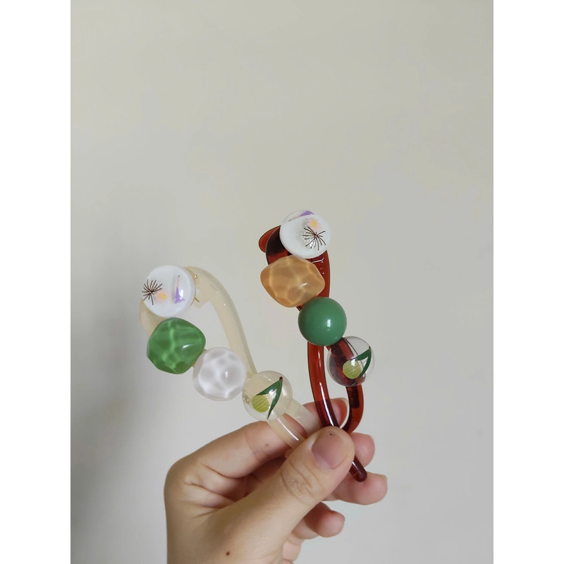 Kẹp móc nhựa gắn đá 457792