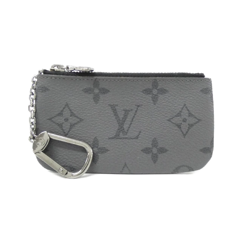 Louis Vuitton Monogram Eclipse Reverse Card Key Case Pouch Clé M80905 Coin & Key Case - Hàng hiệu Authentic 805880