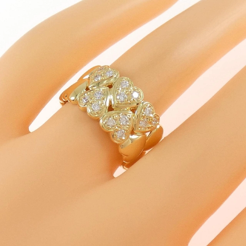 Nhẫn kim cương hình trái tim K18YG 0.31CT 670777