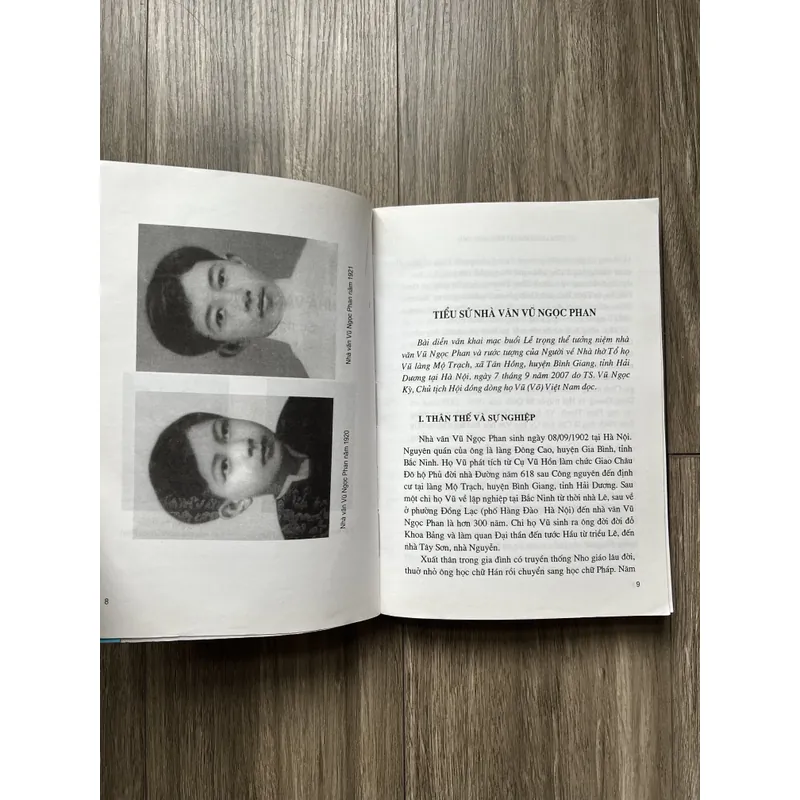 Nhà văn Vũ Ngọc Phan (sách kỷ niệm 105 năm ngày sinh) kèm chữ ký tặng 719232
