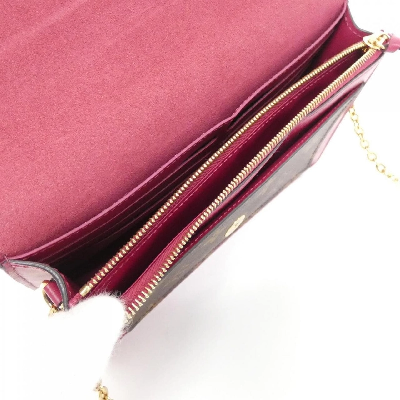 Ví xách tay Louis Vuitton Monogram Porte-Folio Fleur Chain M69578 622687