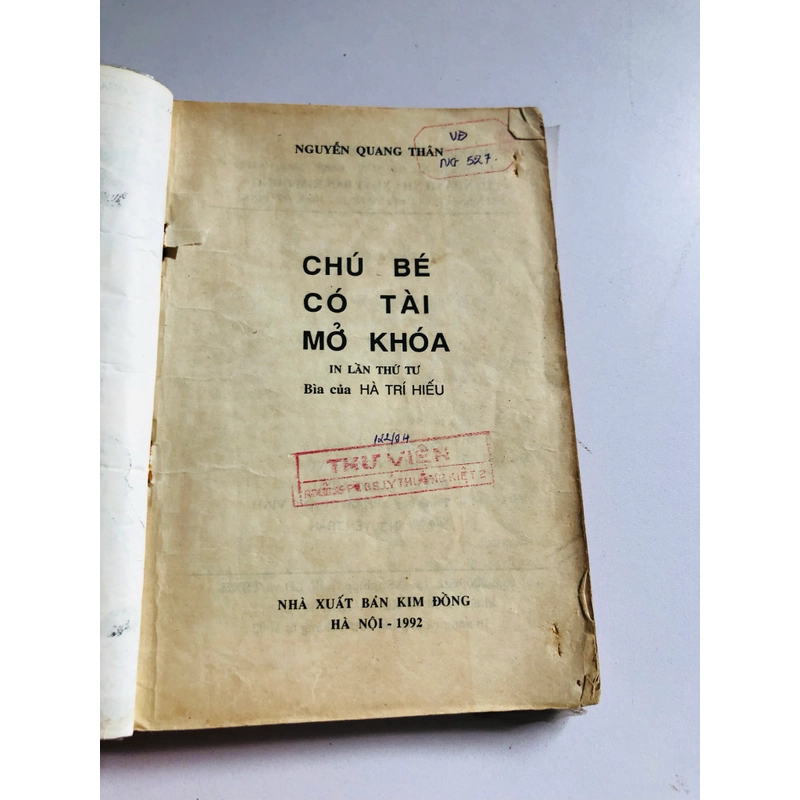 📚 📚 SÁCH NXB KIM ĐỒNG 9x 🔑 Chú Bé Có Tài Mở Khoá 545972