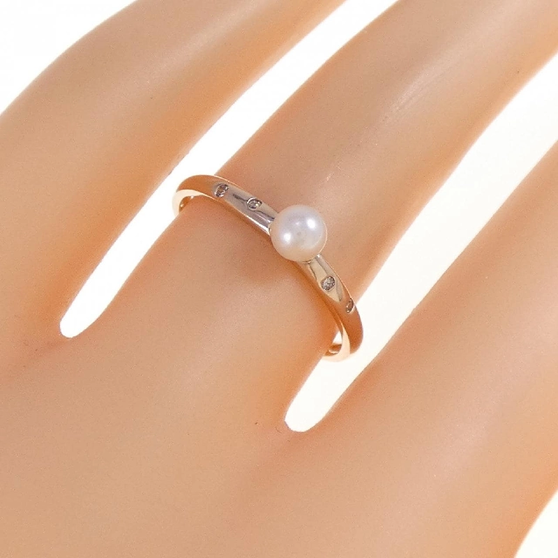 Nhẫn ngọc trai Akoya K10PG 3.9mm 667669