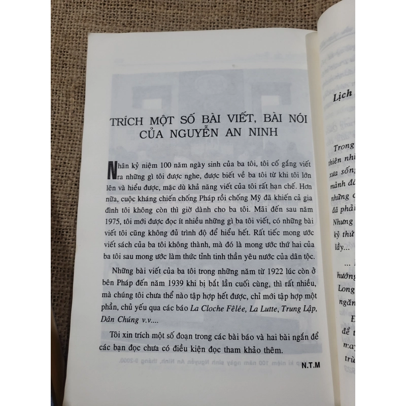 Nguyễn An Ninh, Tôi chỉ làm cơn gió thôi_ NXB Trẻ 337677