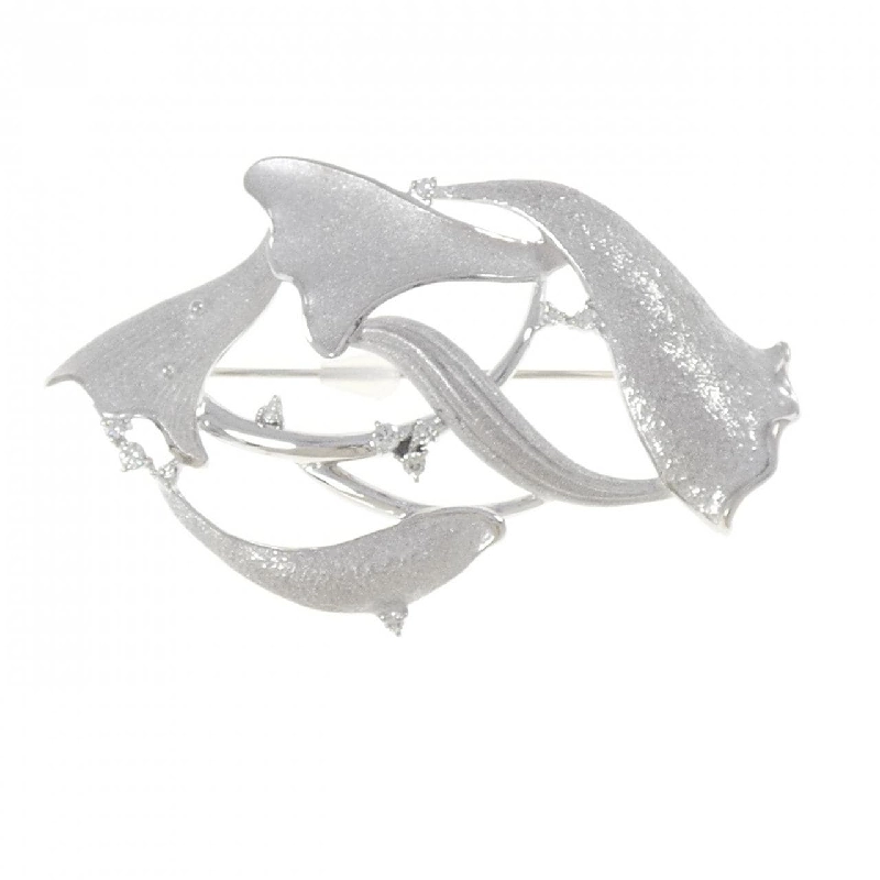 Tamura Shunichi Kim cương Brooch 0.31CT 665574