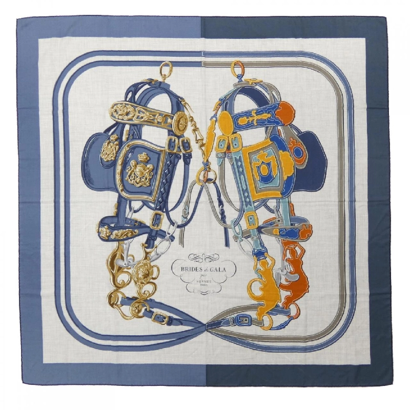 HERMES BRIDES DE GALA APPLIQUE PIQUE H243940S Khăn choàng - Hàng hiệu Chính hãng 834752