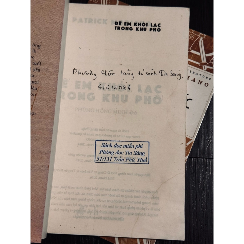Combo 4 tác phẩm Patrick Modiano 540507