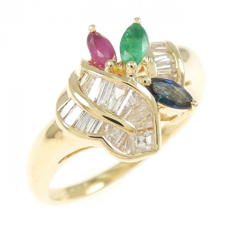 Nhẫn đá màu K18YG - Hàng hiệu Authentic 854732