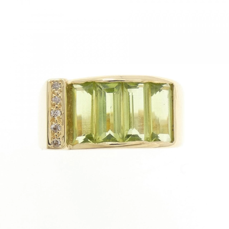 Nhẫn Peridot K18YG - Hàng hiệu Chính hãng 846675
