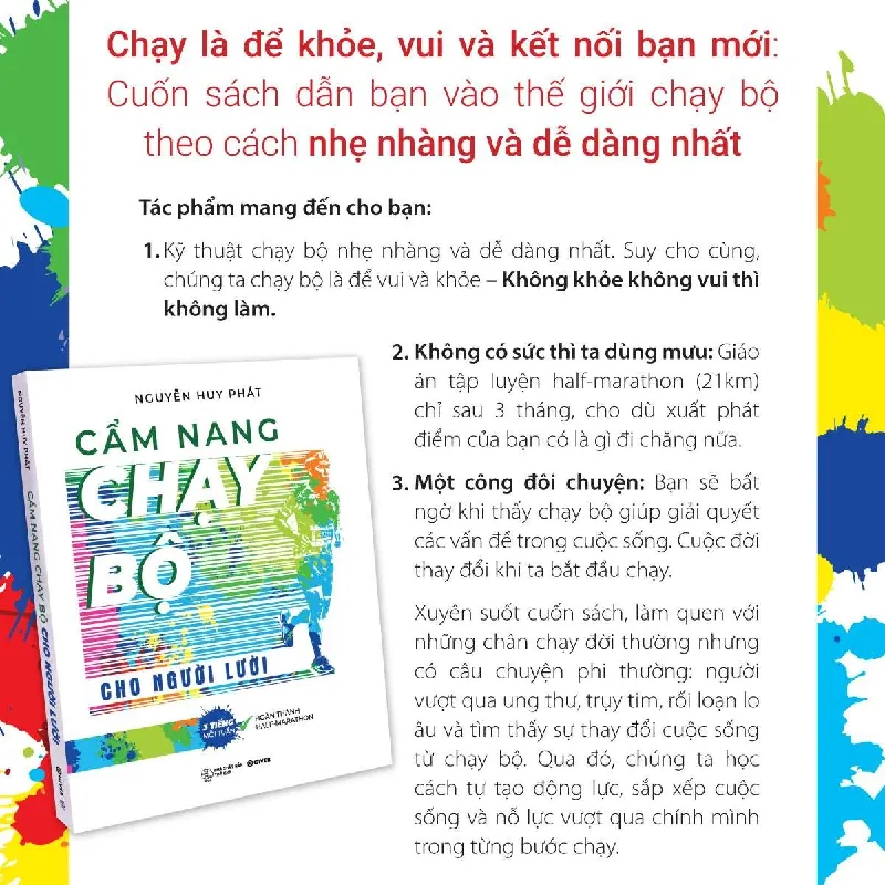 Cẩm Nang Chạy Bộ Cho Người Lười - Nguyễn Huy Phát - GIVER BOOKS - SỨC KHỎE - THỂ THAO 595497