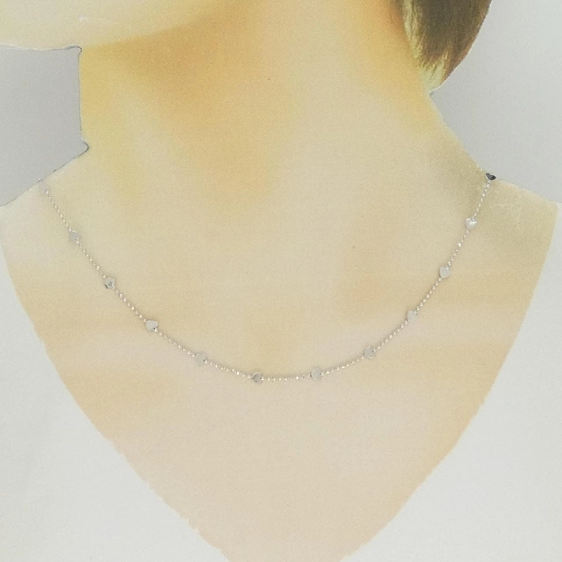 Dây chuyền hình trái tim 750WG - Hàng hiệu Authentic 866907