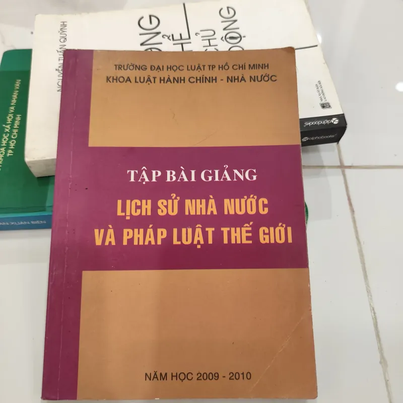 Tập bài giảng lịch sử nhà nước và pháp luật thế giới  574263