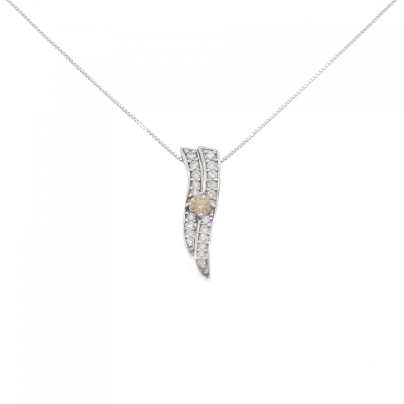 K18WG Dây chuyền kim cương 0.50CT - Hàng hiệu Chính hãng 865455