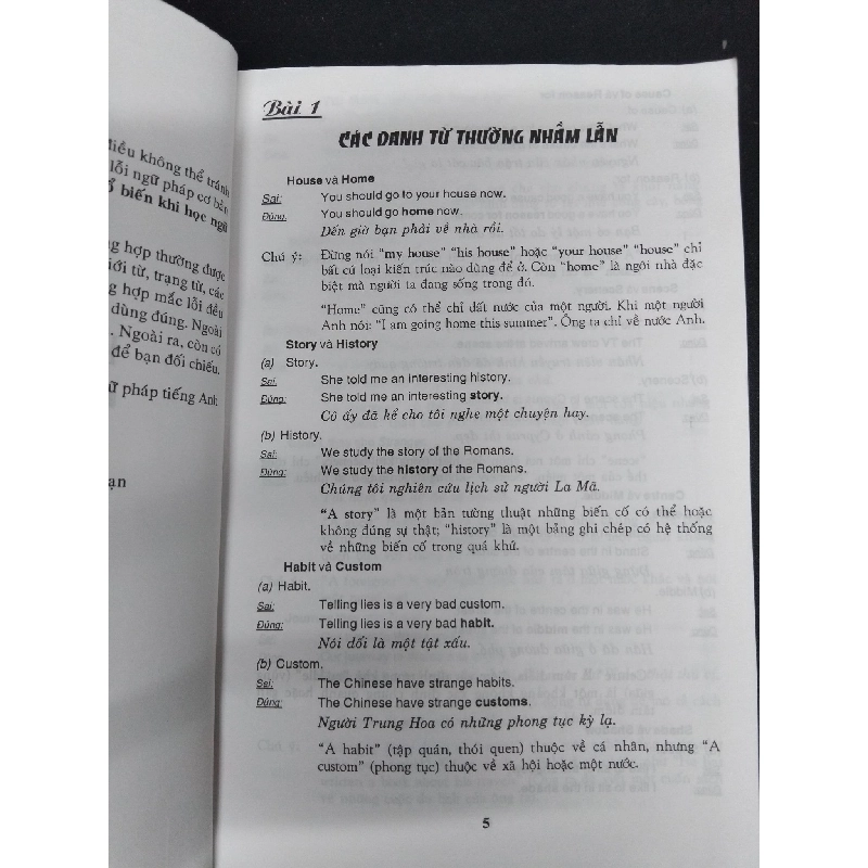 Các lỗi phổ biến khi học ngữ pháp tiến anh mới 90% ố nhẹ 2018 HCM1906 Thiên Phúc SÁCH HỌC NGOẠI NGỮ 915646