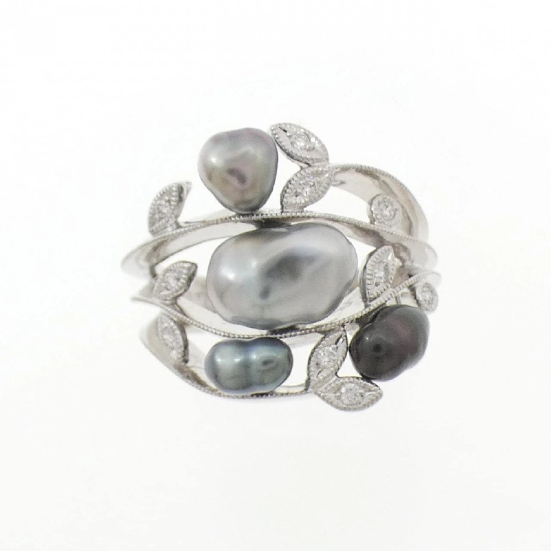 Nhẫn ngọc trai nước ngọt K18WG - Hàng hiệu Authentic 854776