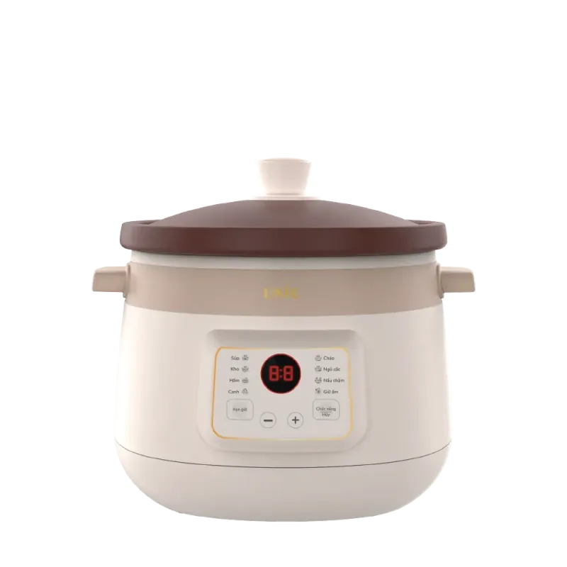 🍲 NỒI KHO HẦM ĐA NĂNG UNIE USC308 – DUNG TÍCH 3L – LÒNG GỐM TỬ SA – 8 CHỨC NĂNG TIỆN LỢI 728704
