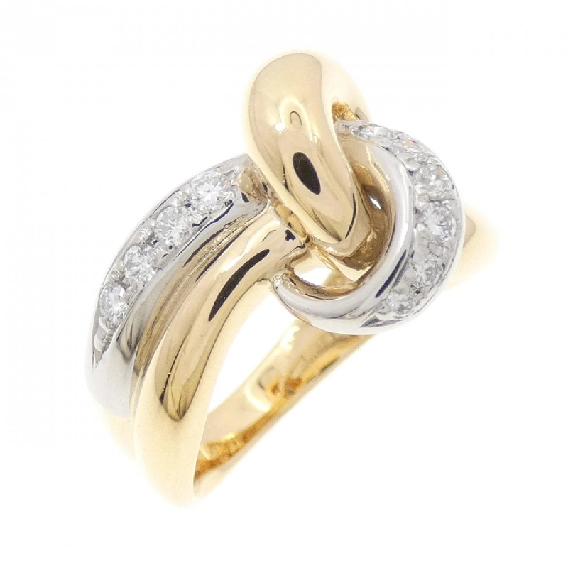 Nhẫn kim cương K18YG/PT900 0.17CT - Hàng hiệu chính hãng 853327