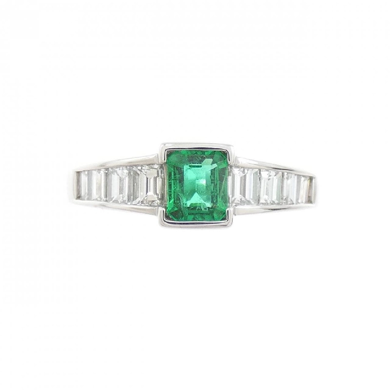 Nhẫn Emerald PT900 0.60CT - Hàng hiệu Chính hãng 850546