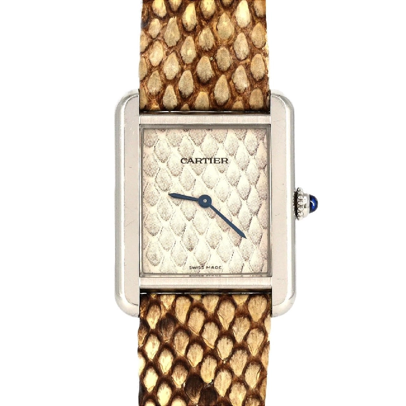 Cartier Tank Solo Python SM W5200020 SS Quartz - Hàng hiệu Authentic 873550