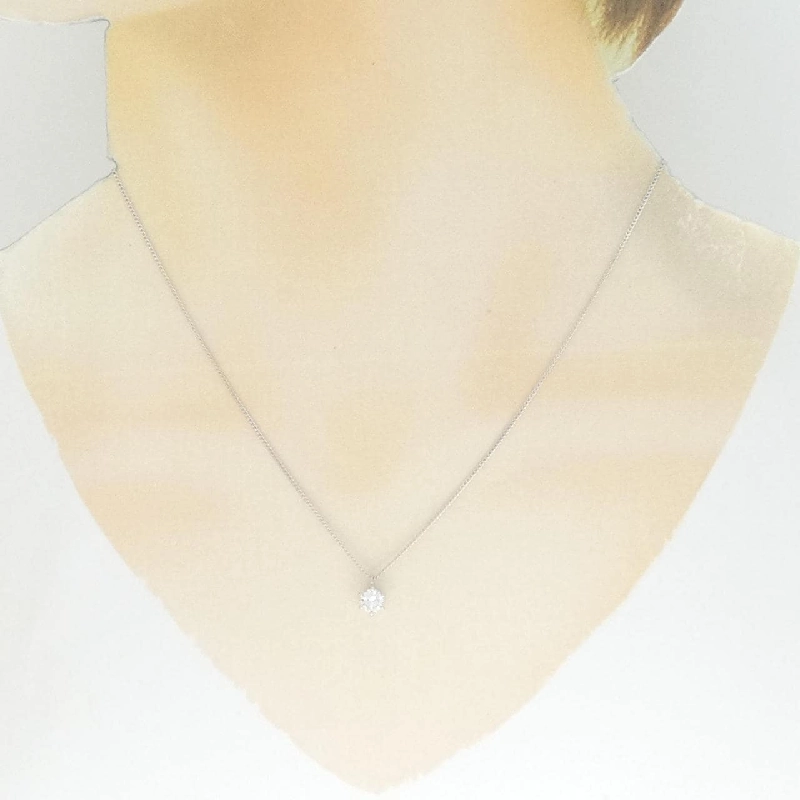 Dây chuyền kim cương Solitaire PT900/PT850 0.412CT - Hàng hiệu Chính hãng 861068