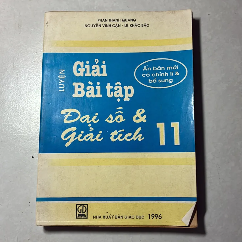 Giải bài tập đại số và giải tích 11 740048