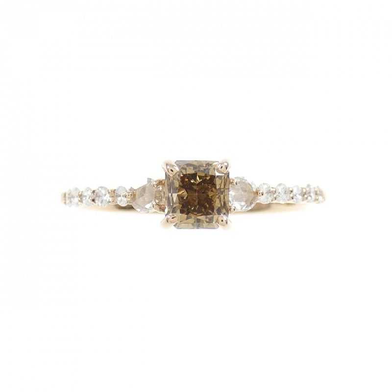 Nhẫn kim cương K18PG 0.52CT 671803