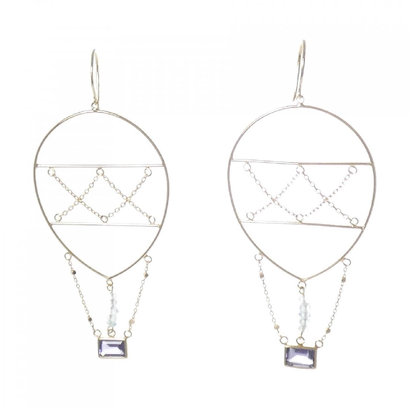 K10YG Iolite Bông tai - Hàng hiệu Chính hãng 868504