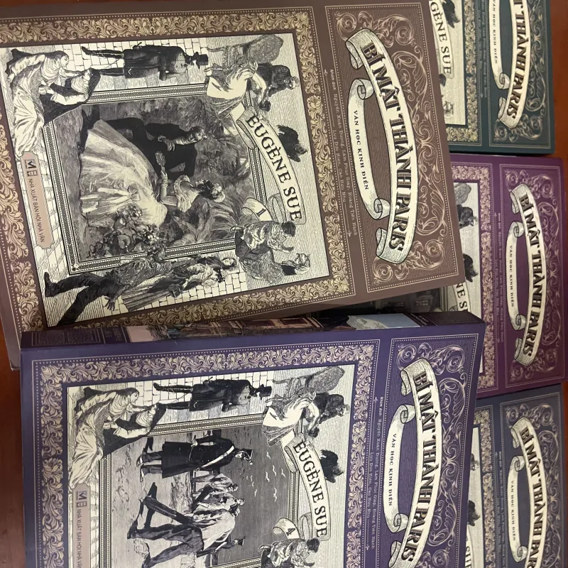 Bí mật thành Paris Eugene Sue Bộ 5 quyển đầy đủ post card 956972