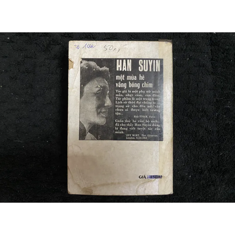 Một mùa hè vắng bóng chim- Han Suyin, do Nguyễn Hiến Lê dịch.  1025164