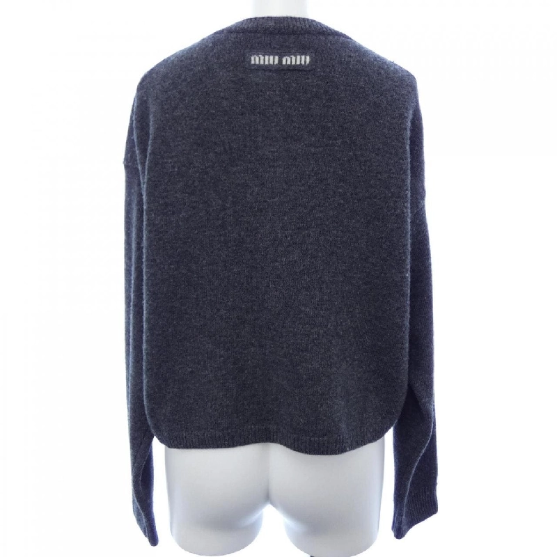 MIU MIU MIU MIU Logo DNA02T SOOO 13WS Áo khoác cardigan - Hàng hiệu Chính hãng 773432