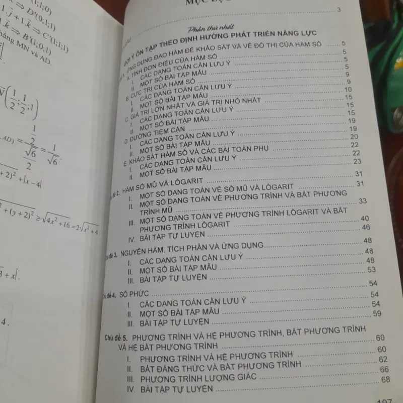 Gợi ý ôn tập thi THPT môn TOÁN 1031427