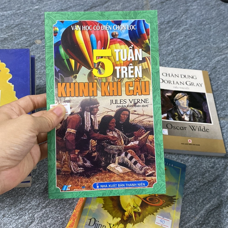 Văn học cổ điển chọn lọc 5 tuần trên khinh khí cầu Jules verne 529521