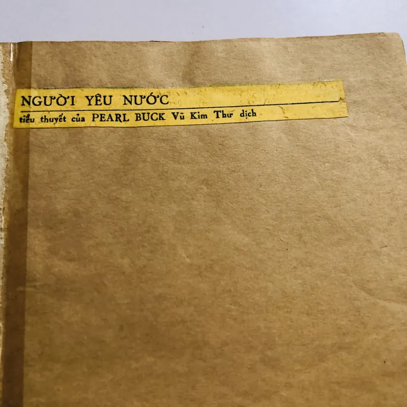 NGƯỜI YÊU NƯỚC (Pearl S. Buck) – Vũ Kim Thư dịch 752761
