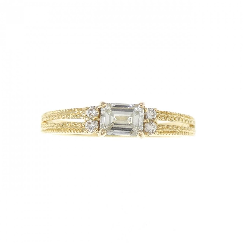 Nhẫn kim cương K18YG 0.373CT 672618