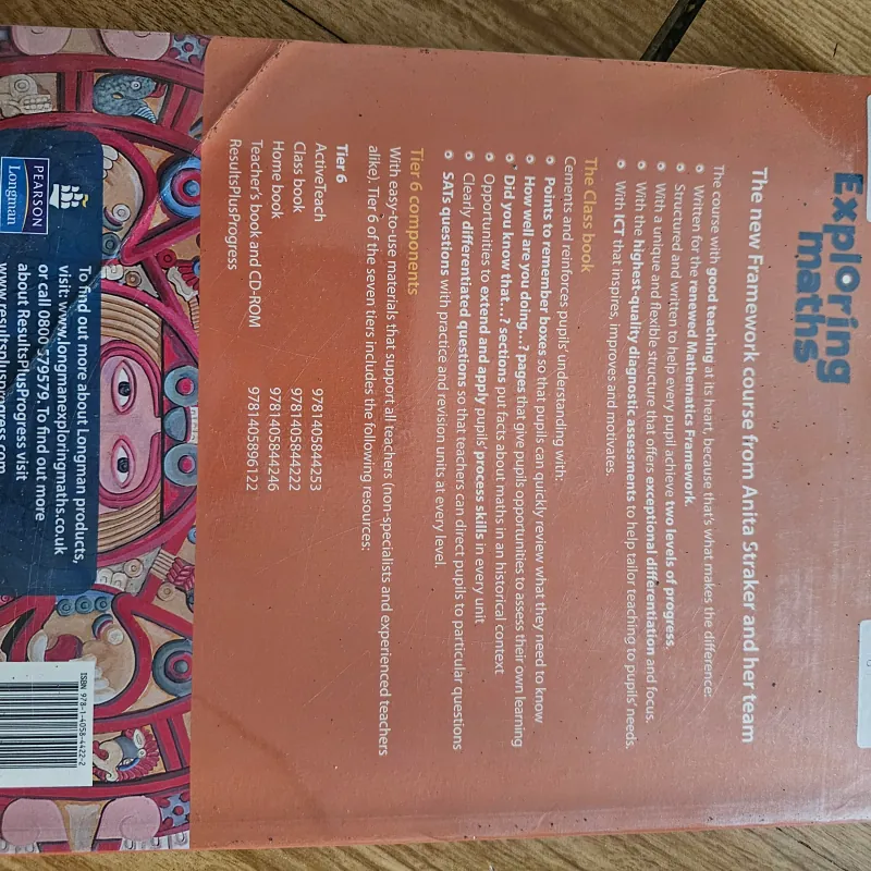 Exploring maths class book 6
 757832