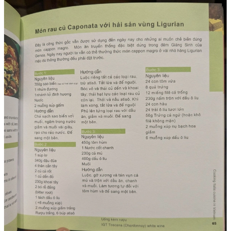 Chế biến các món ăn Ý tại Việt Nam với 50 công thức cổ truyền 785325