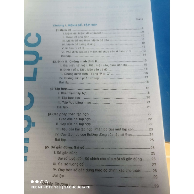 Dạy và học Đại số 10 - Trần Văn Hạo VAVO-K2SD2-25 - 979357