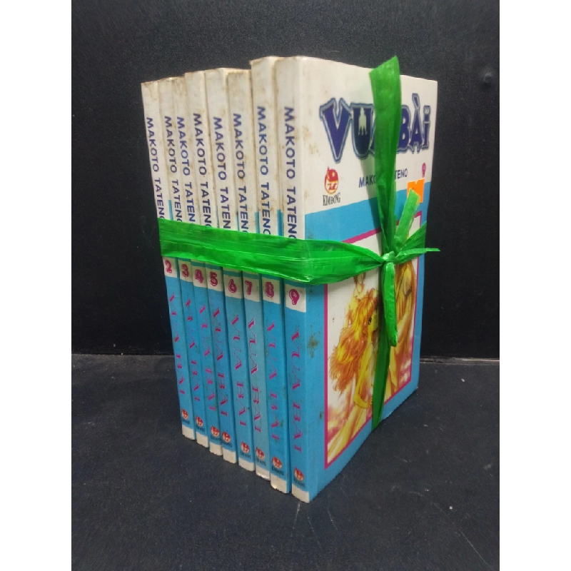 Bộ 8 cuốn (tập 2 đến tập 9) Vua bài - Makoto Tateno mới 70% ố bẩn HCM2504 truyện tranh 339552
