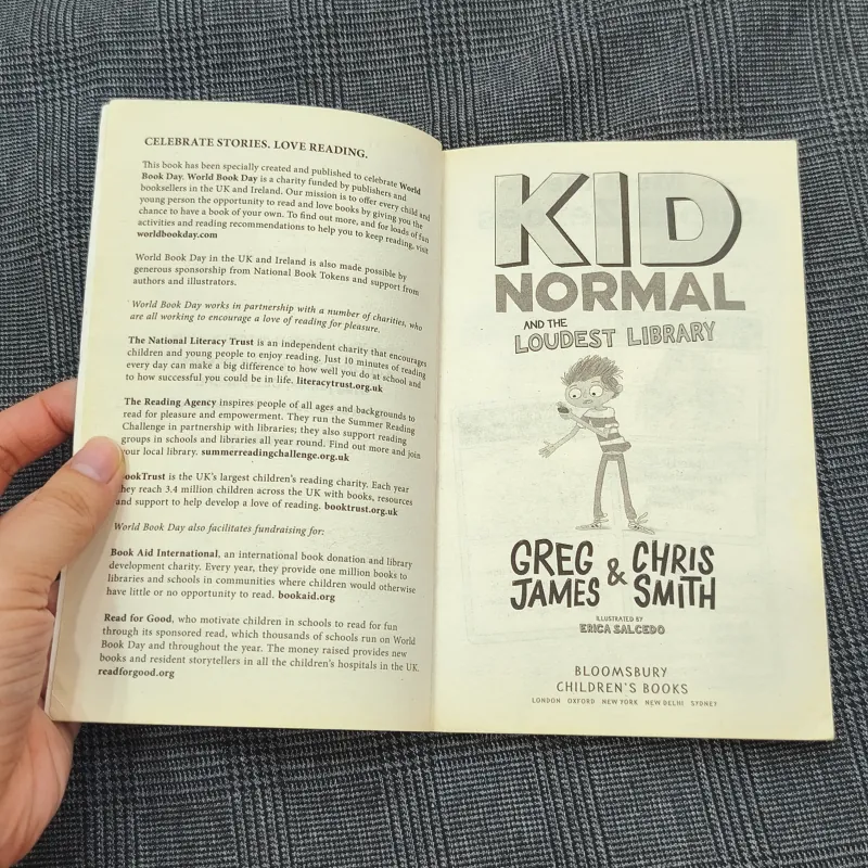 [Ngoại văn] Kid Normal and the Loudest Library - Greg James & Chris Smith  1039632