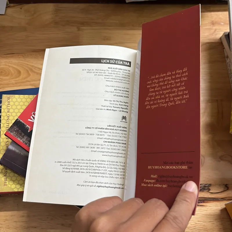 II Tìm Hiểu Về Trà: Lịch Sử Của Trà - LAURA C. MARTIN - 2019 700980