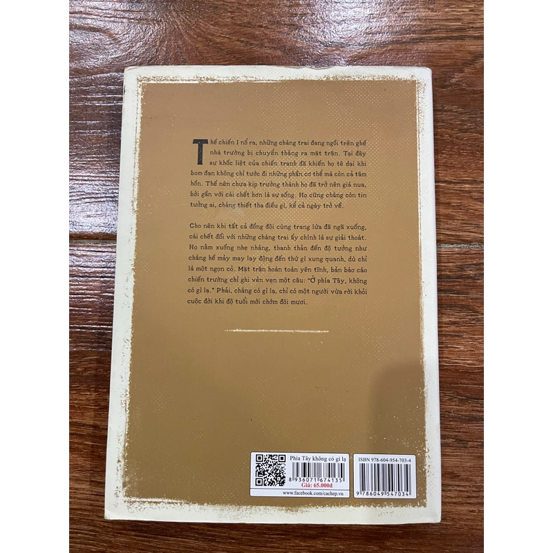 Phía Tây không có gì lạ - Erich Maria Remarque  (k1) 541917