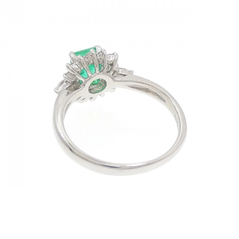 Nhẫn Emerald PT900 0.78CT - Hàng hiệu Chính hãng 852832