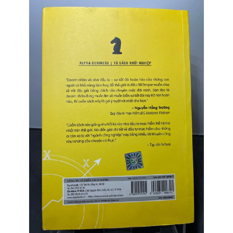 [Phiên Chợ Sách Cũ] Cuộc chơi khởi nghiệp 3 William H.Draper III 1704 438766
