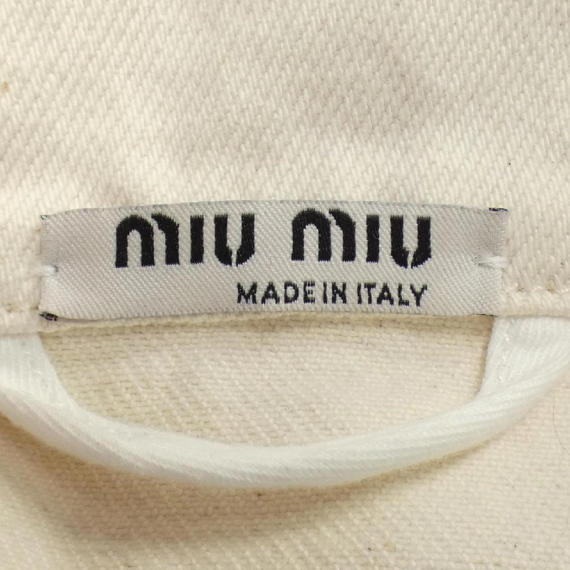 【Mã giảm giá】Áo khoác denim MIU MIU 643166