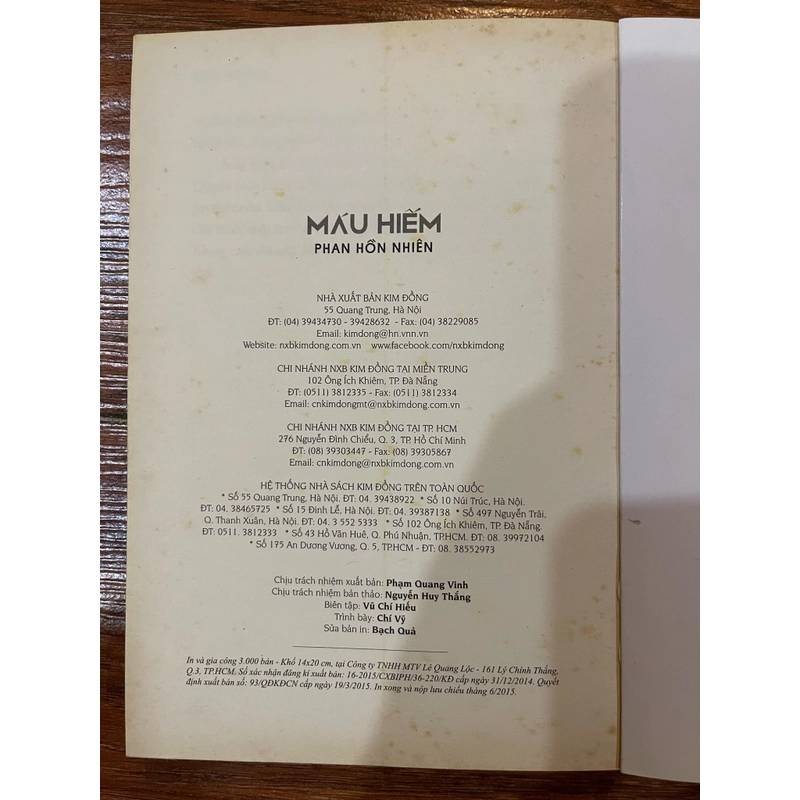 Máu Hiếm - Phan Hồn Nhiên (9) 450562